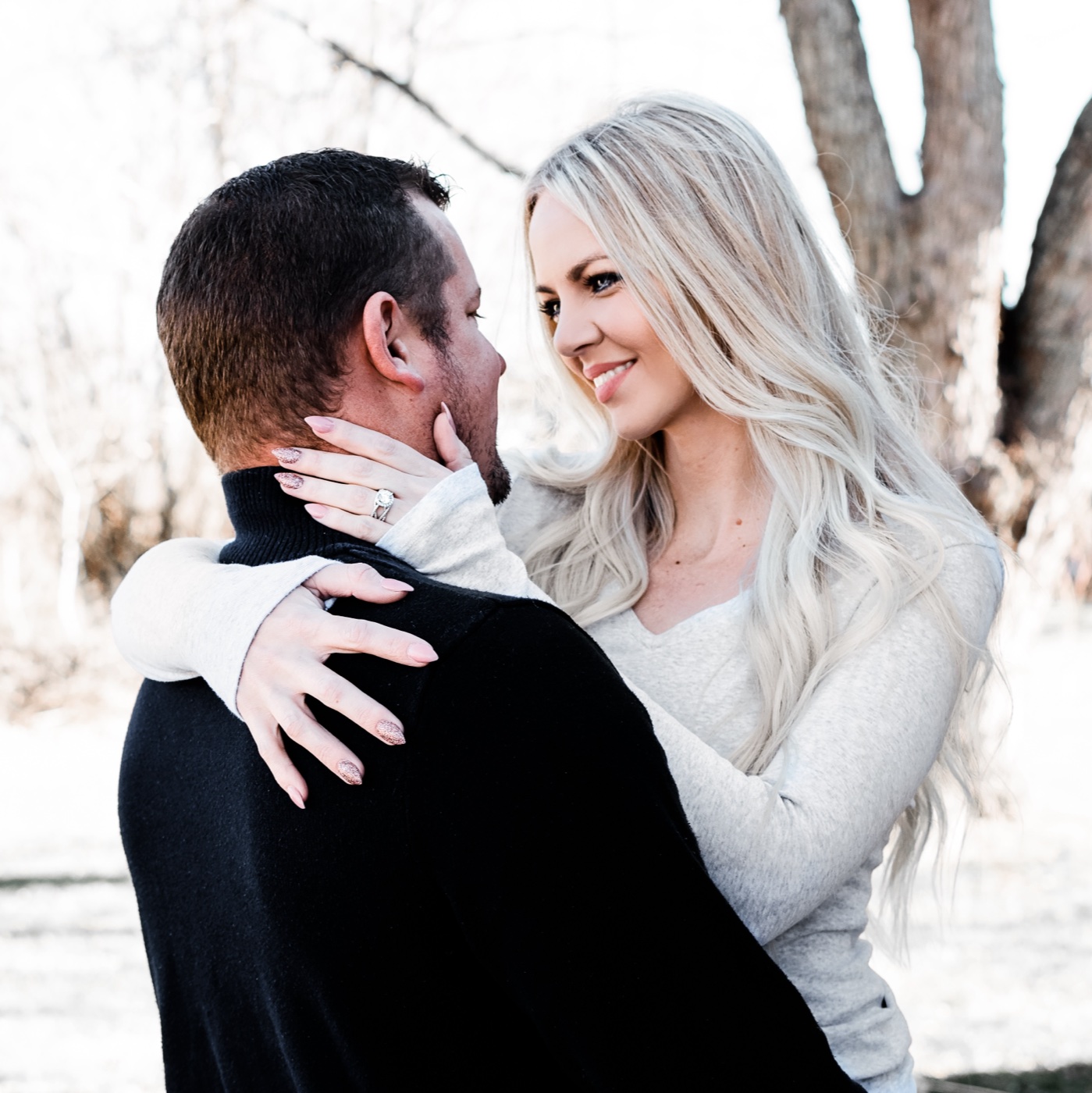 Customer engagement ring from RockHer