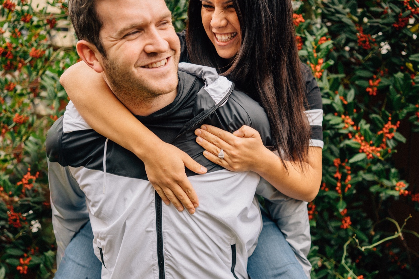 Customer engagement ring from RockHer