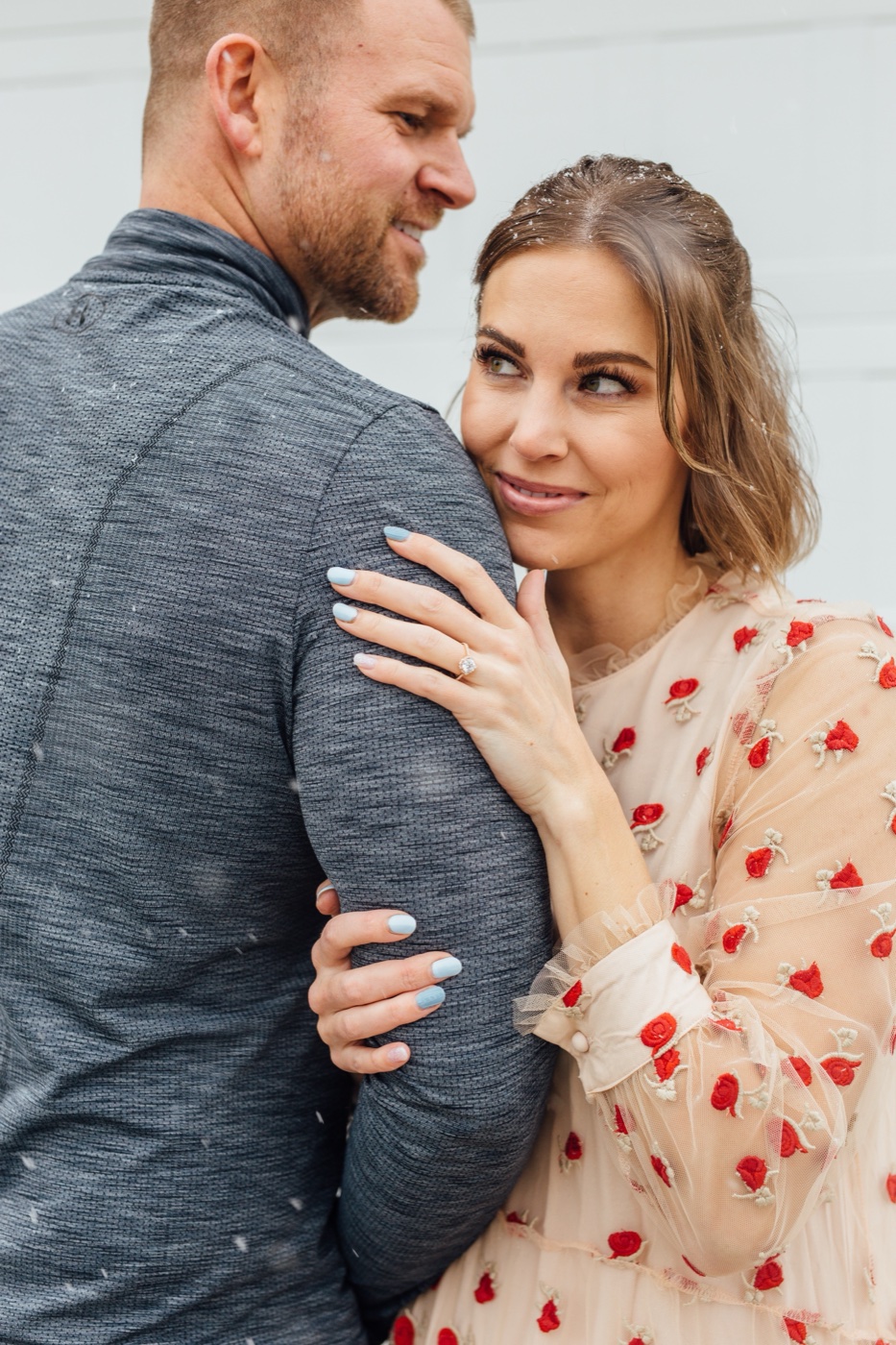 Customer engagement ring from RockHer