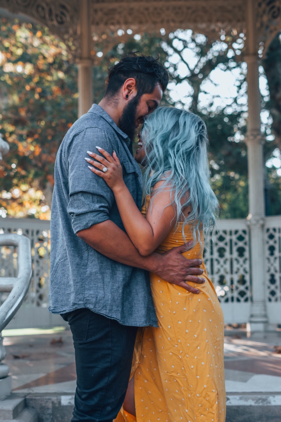 Customer engagement ring from RockHer